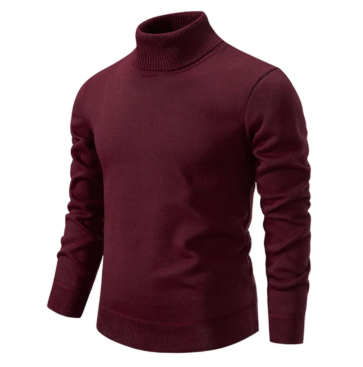 Men's turtleneck sweater of soft wool - Image 11